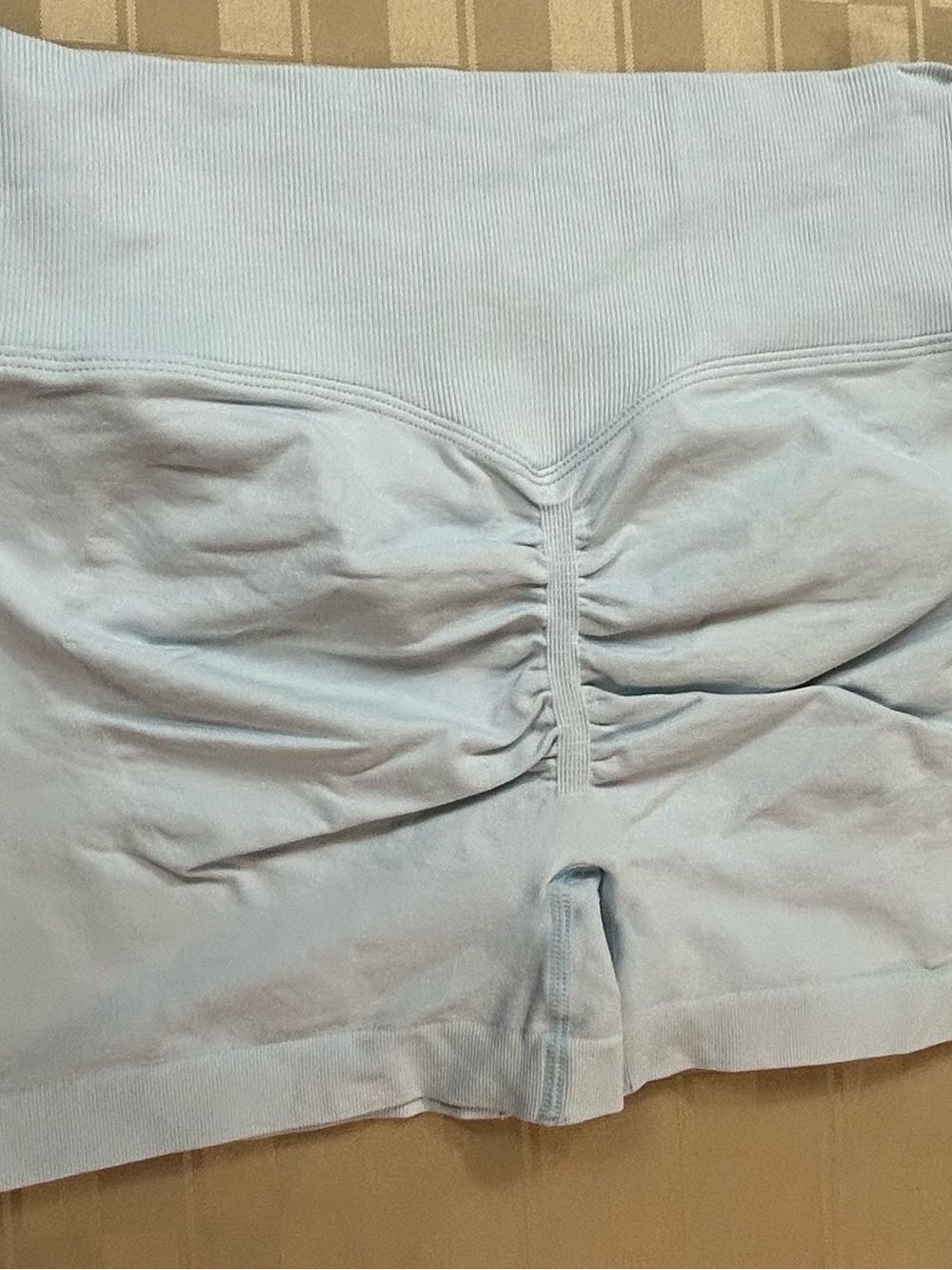 Activewear | Large | Pale Blue | V-waistband Booty Scrunch Shorts